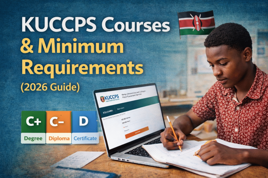 KUCCPS Courses and Minimum Requirements in Kenya (2026 Guide)