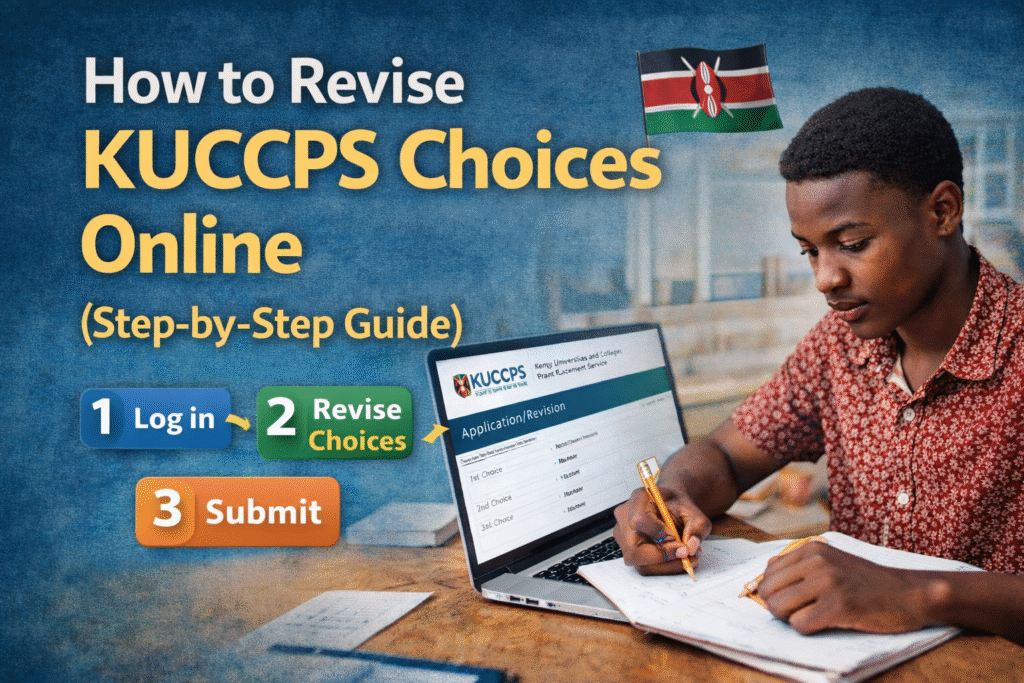 How to Revise KUCCPS Choices Online in Kenya (Step-by-Step 2026 Guide)